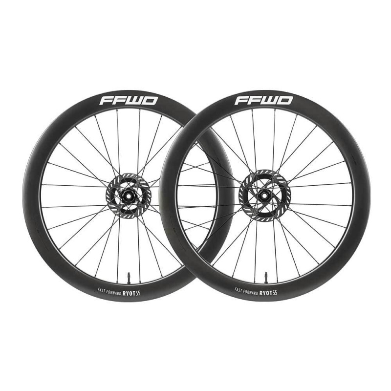 Karbonová kola RYOT55 V2 (55 mm), FFWD N/GAGE 2:1, White, plášť