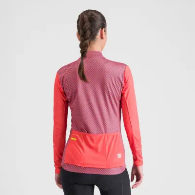 Sportful CHECKMATE THERMAL dámsky dres pompelmo mulled grape