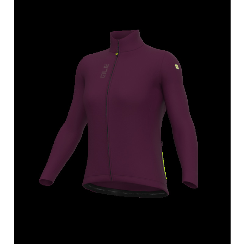 Zateplený cyklistický dres dámsky Alé Cycling Pragma Fondo 3.0 fialový