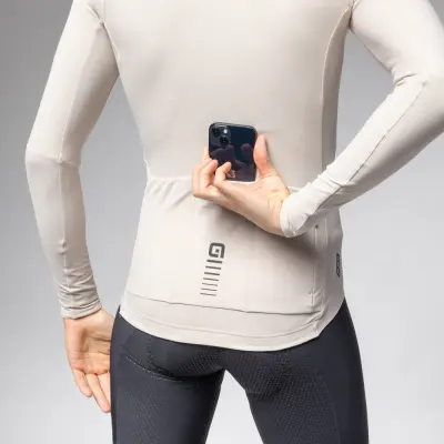 Zateplený cyklistický dres ALÉ pánský R-EV1    WARM RACE