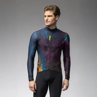 Zateplený cyklistický dres ALÉ pánský PRAGMA ZANZIBAR