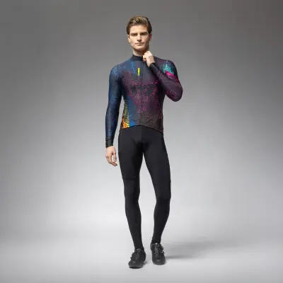 Zateplený cyklistický dres ALÉ pánský PRAGMA ZANZIBAR