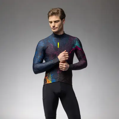 Zateplený cyklistický dres ALÉ pánský PRAGMA ZANZIBAR
