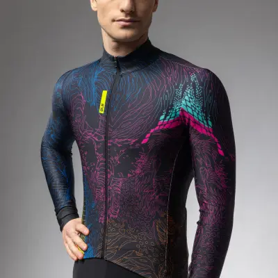 Zateplený cyklistický dres ALÉ pánský PRAGMA ZANZIBAR