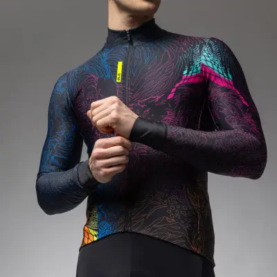 Zateplený cyklistický dres ALÉ pánský PRAGMA ZANZIBAR