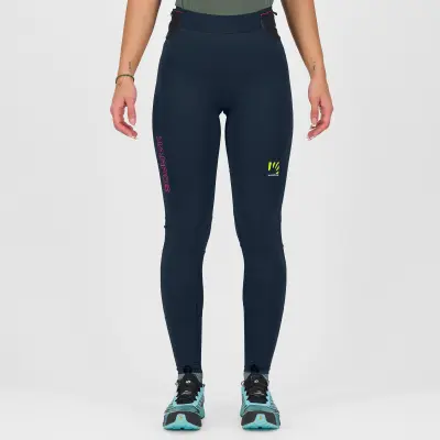 Bezecke-Elasticke-Nohavice-Damske-Karpos-Lavaredo-Winter-Tmavomodre