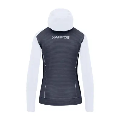Karpos AMBRIZZOLA dámska FULL-ZIP mikina s kapucňou ombre blue/bright white