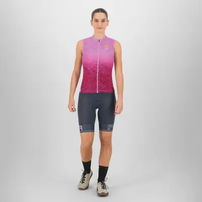 Karpos VERVE EVO dámsky dres bez rukávov bloom