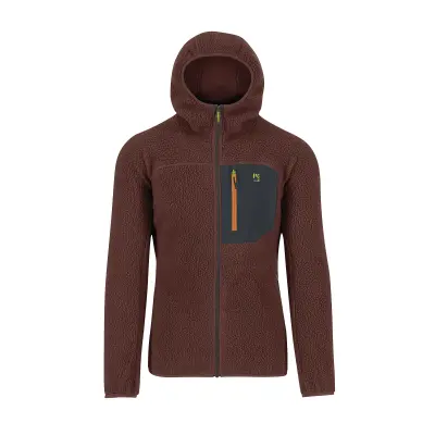 Karpos Moiazza Retro Hoodie Flíska Mahogany/Woodl.Gray
