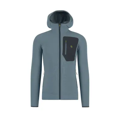 Karpos Antermoia Hoodie Flíska Smoke Blue/Woodl.Gray