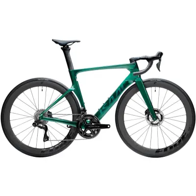 Silniční kolo Isaac Meson Jade Green Ultegra Di2