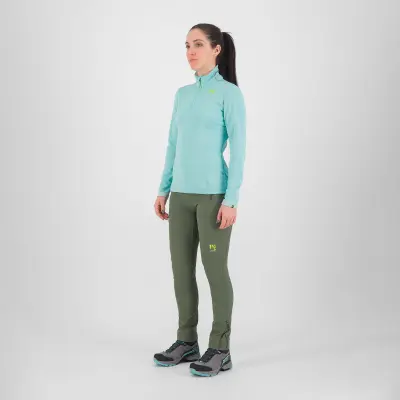 Karpos PIZZOCCO HALF ZIP dámska flíska Aqua Sky