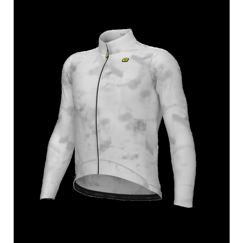 Zateplený cyklistický dres pánsky Alé Cycling PR-E Spray sivý