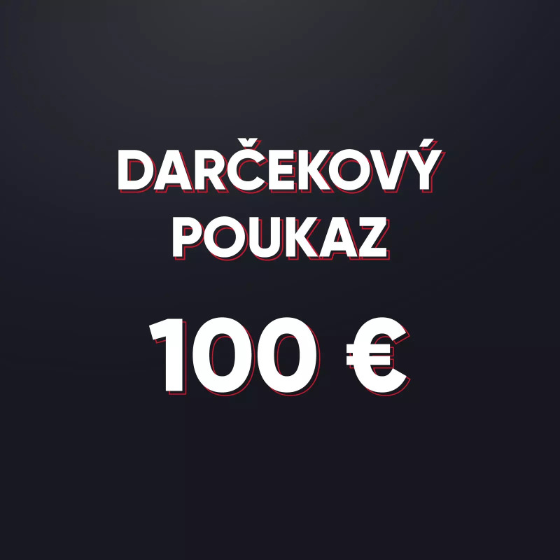 Darčeková poukážka v hodnote 100 € - elektronická forma