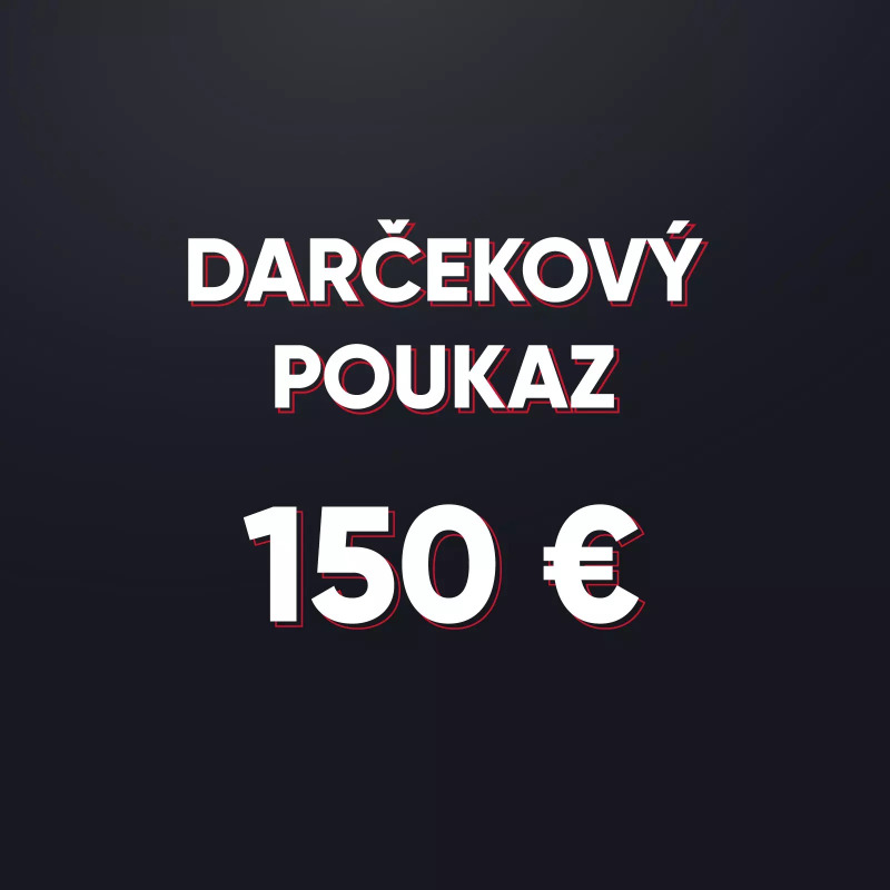 Darčeková poukážka v hodnote 150 € - elektronická forma