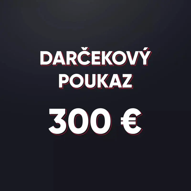 Darčeková poukážka v hodnote 300 € - elektronická forma