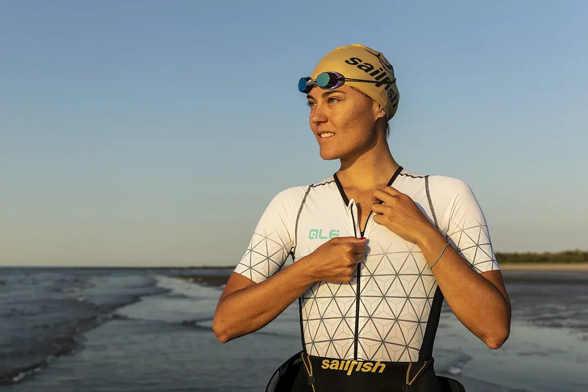 Triatlonová dámska kombinéza