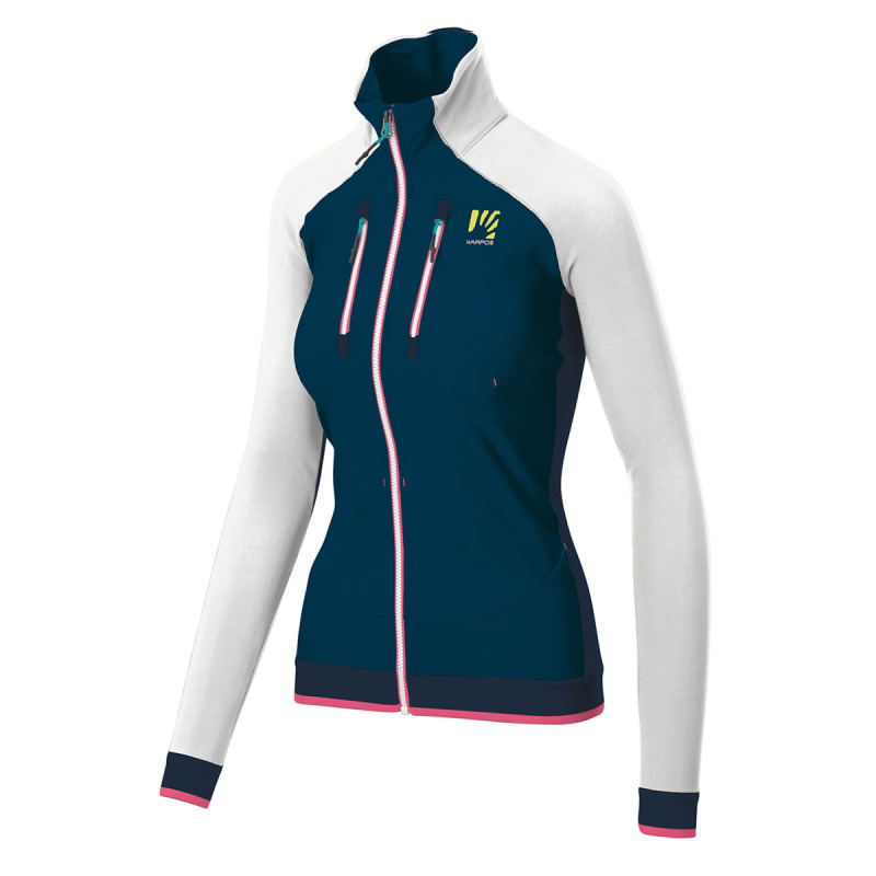 Zimná outdoorová bunda dámska Karpos Alagna Evo biela / tmavomodrá