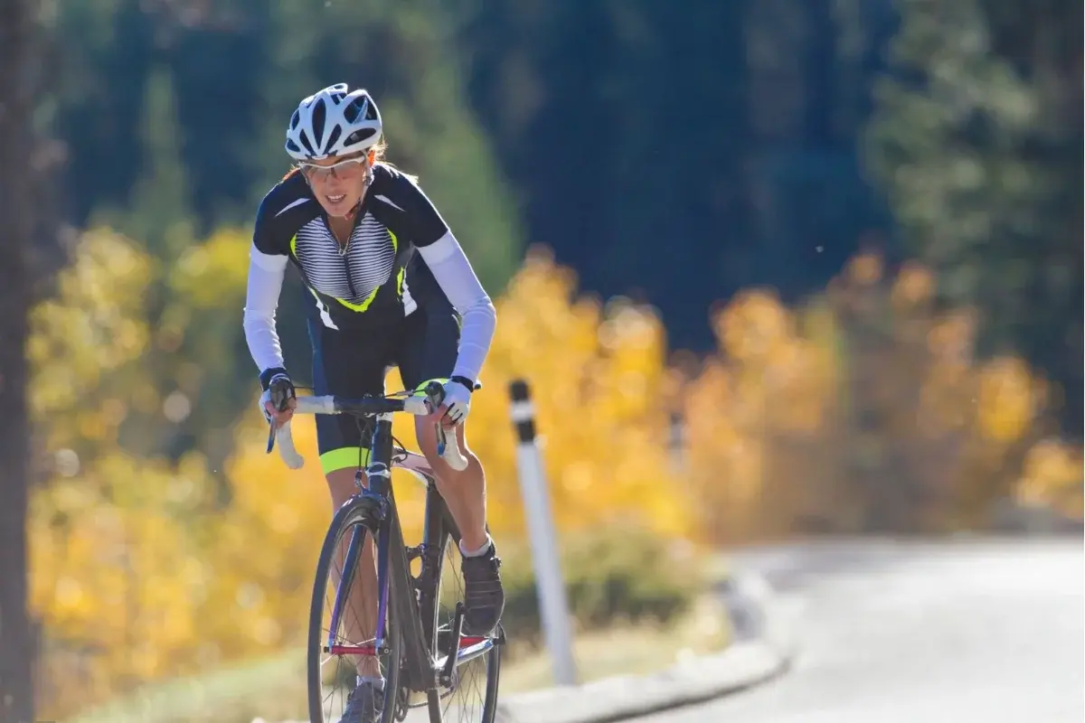 cyklistický dres na jeseň