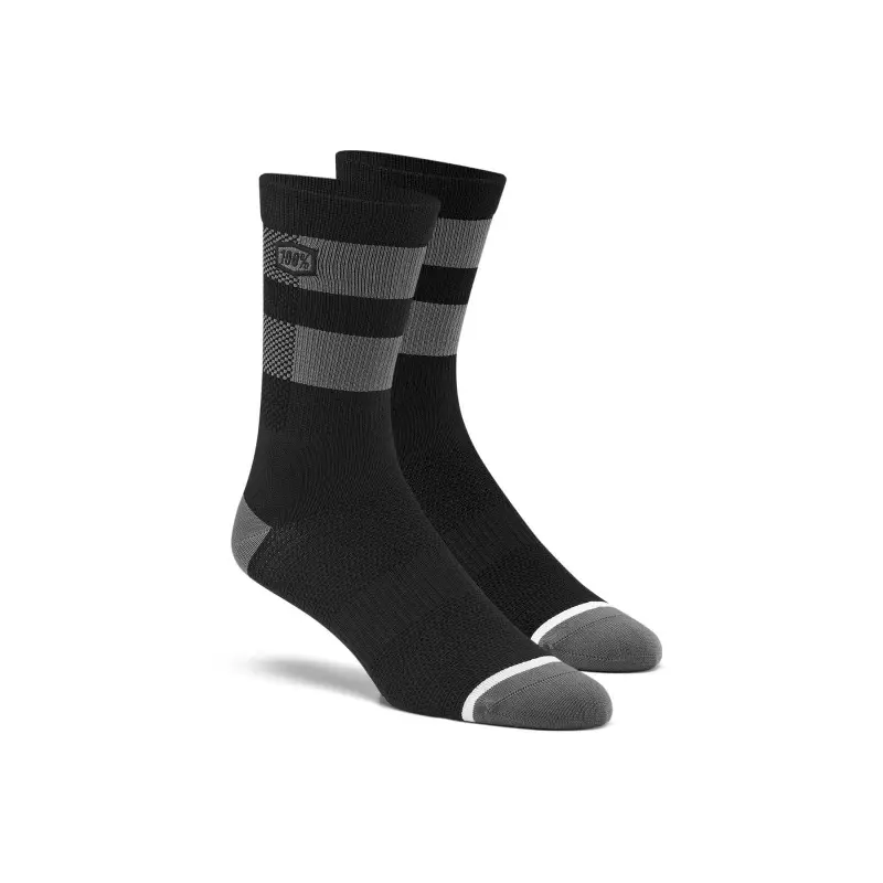 "FLOW" Performance Socks Black/Grey