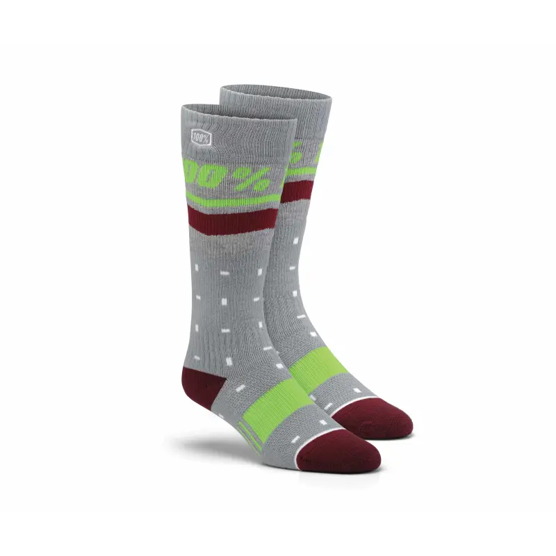 "GROOVE" Women's Moto Socks Grey
