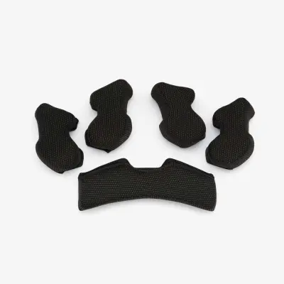 TRAJECTA Thin Cheek Pad and Neck Roll Kit Black