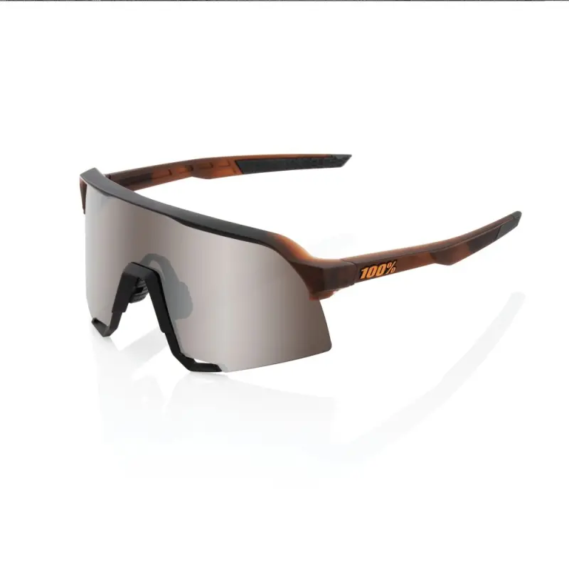 S3 - Matte Translucent Brown Fade - HiPER Silver Mirror Lens