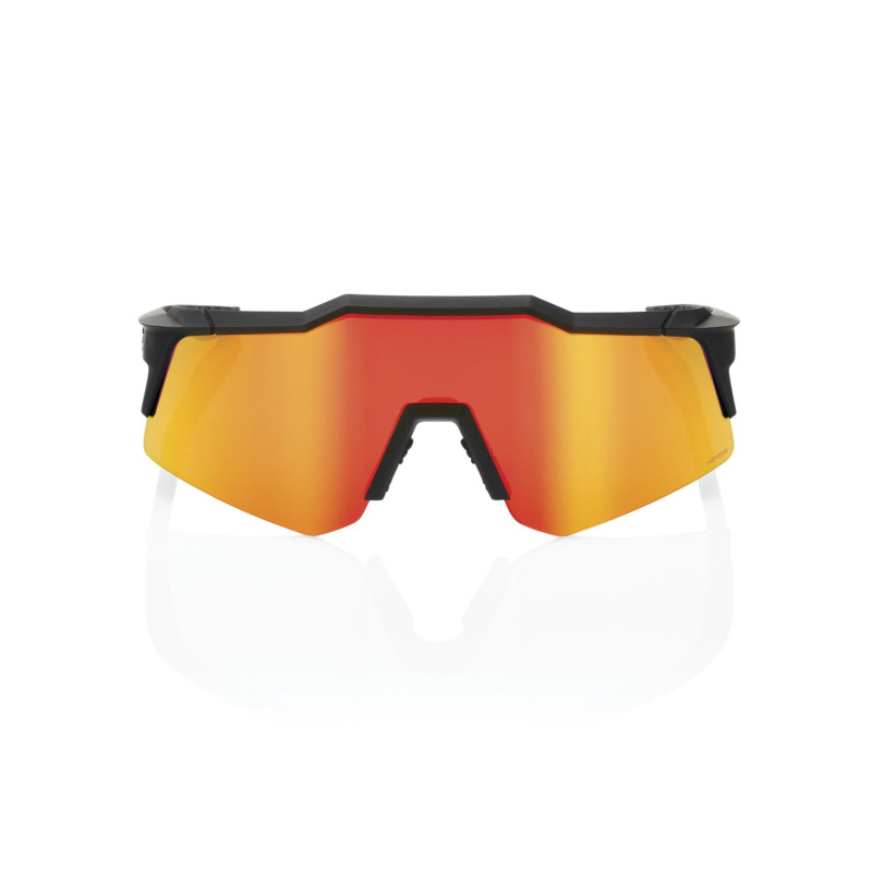 SPEEDCRAFT XS - Soft Tact Black - HiPER Red Multilayer Mirror Lens