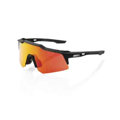SPEEDCRAFT XS - Soft Tact Black - HiPER Red Multilayer Mirror Lens