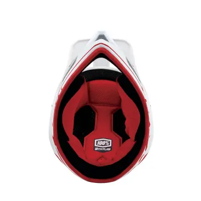 STATUS YOUTH Helmet Topenga Red/White