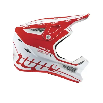 STATUS YOUTH Helmet Topenga Red/White