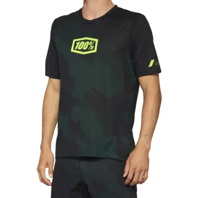 AIRMATIC LE Short Sleeve Jersey Black Camo