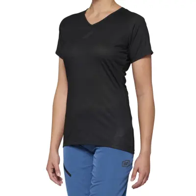 AIRMATIC Women's Short Sleeve Jersey Black