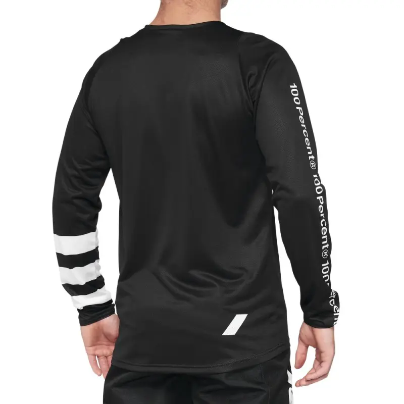 R-CORE Long Sleeve Jersey Black/White
