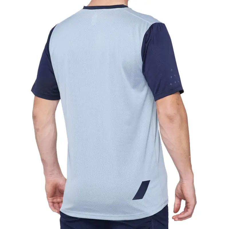 RIDECAMP Short Sleeve Jersey Lt. Slate Blue/Navy