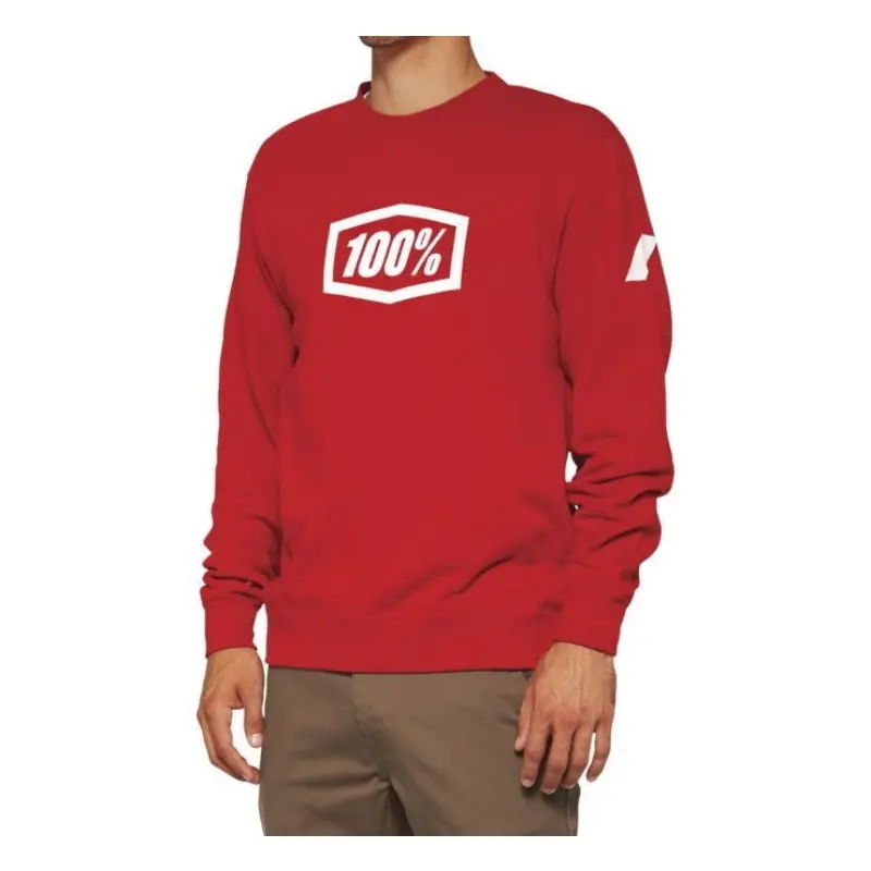ICON Pullover Crewneck Fleece Deep Red