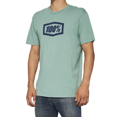 ICON Short Sleeve Tee Ocean Blue Heather