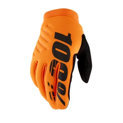 BRISKER Gloves Fluo Orange/Black