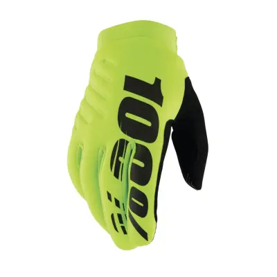BRISKER Gloves Fluo Yellow/Black