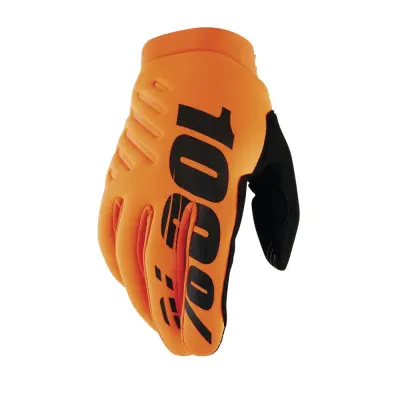 BRISKER Youth Gloves Fluo Orange/Black