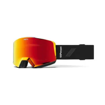 NORG HiPER Goggle - Black/Red - Mirror Red Lens