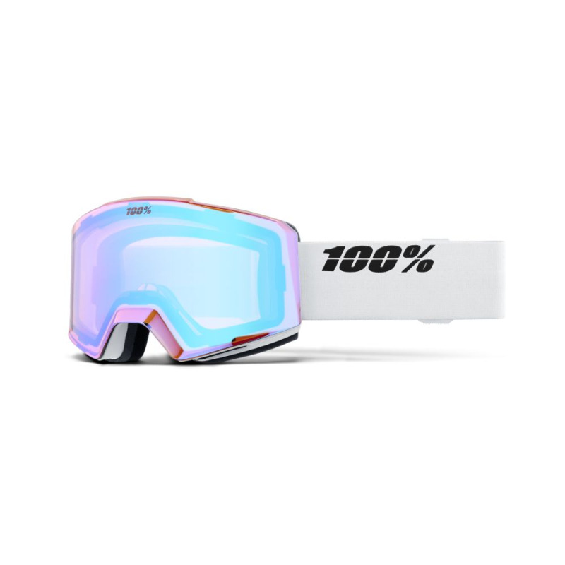 NORG HiPER Goggle - White/Green - Mirror Green Lens