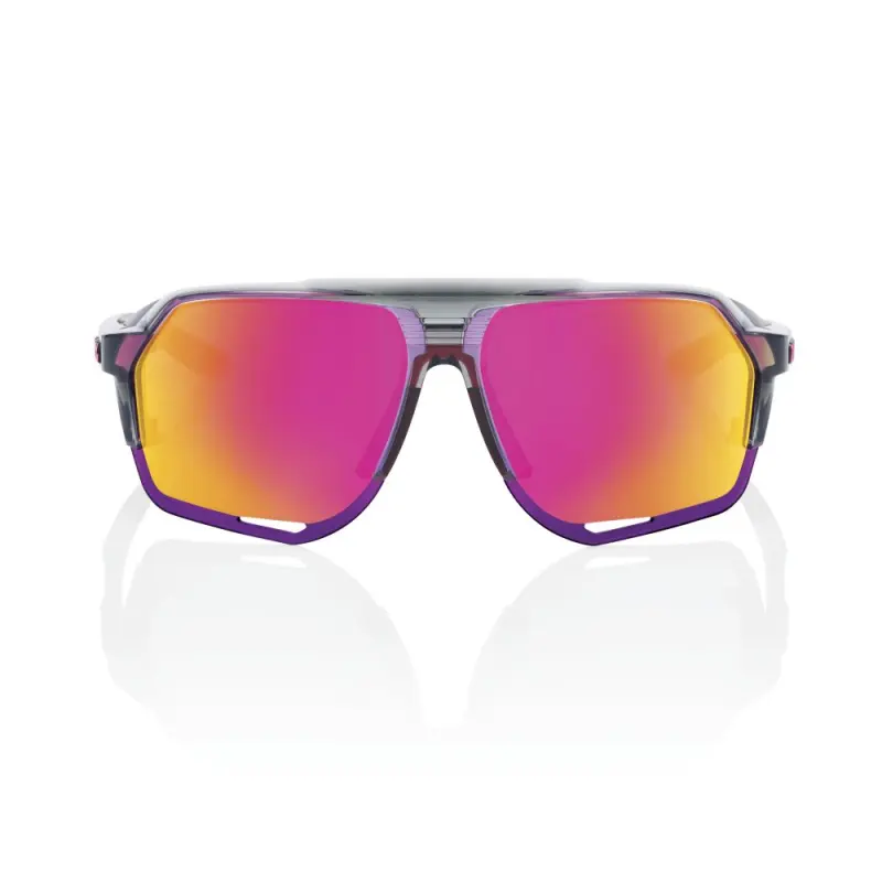 NORVIK - Polished Translucent Grey - Purple Multilayer Mirror Lens