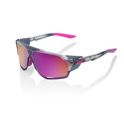 NORVIK - Polished Translucent Grey - Purple Multilayer Mirror Lens