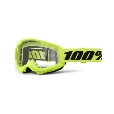 STRATA 2 Goggle Neon Yellow - Clear Lens