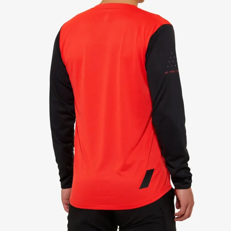 RIDECAMP Long Sleeve Jersey Red/ Black