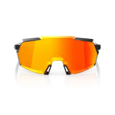 KORBIN - Gloss Metallic Black - HiPER Red Multilayer Mirror