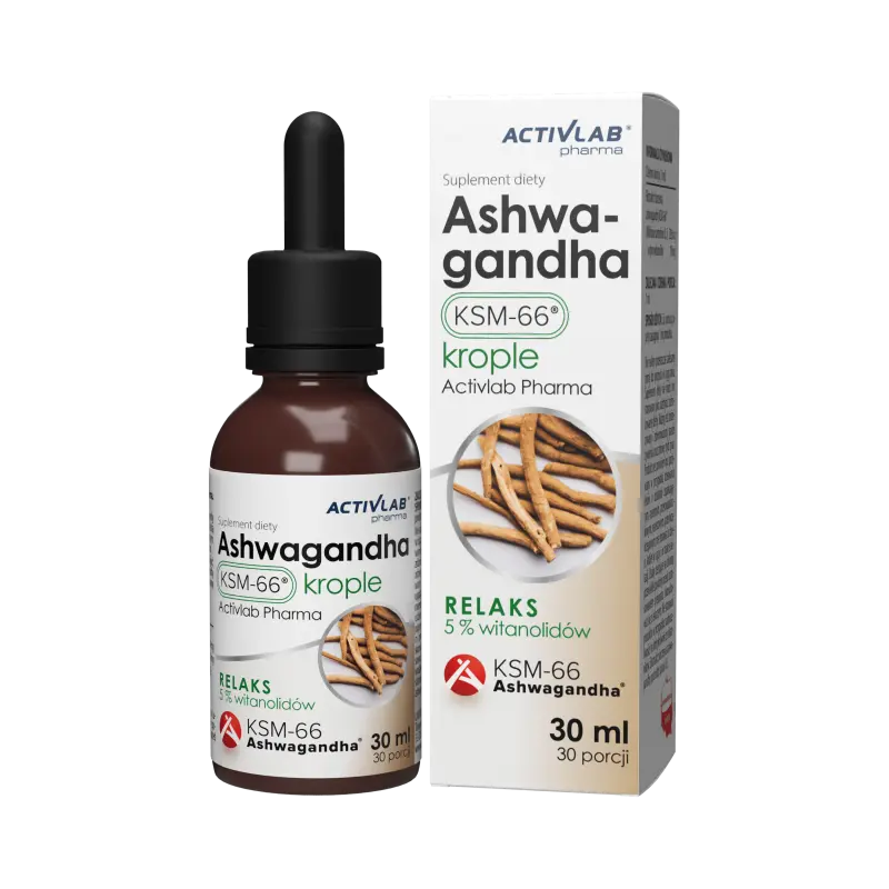 Výživový doplnok ActivLab kvapky Ashwagandha KSM-66® 
