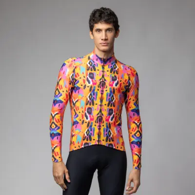 Zateplený cyklistický dres ALÉ pánský SPECIAL EDITION TRIBAL