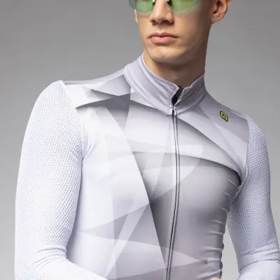 Zateplený cyklistický dres ALÉ pánský R-EV1    QUICK